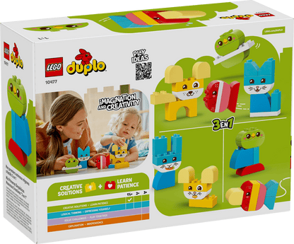 LEGO DUPLO - 3-in-1 Creative Cute Pets - 24 Pieces