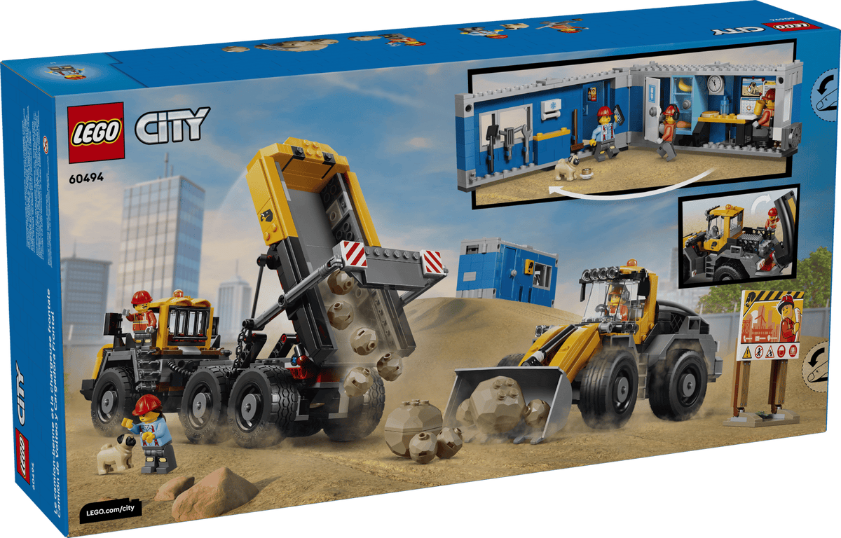 LEGO - City Dump Truck & Front End Loader Building Playset - 1,132 Pieces