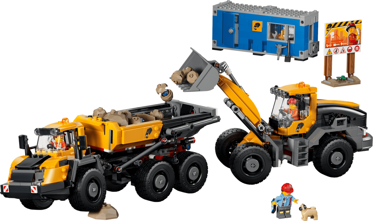 LEGO - City Dump Truck & Front End Loader Building Playset - 1,132 Pieces