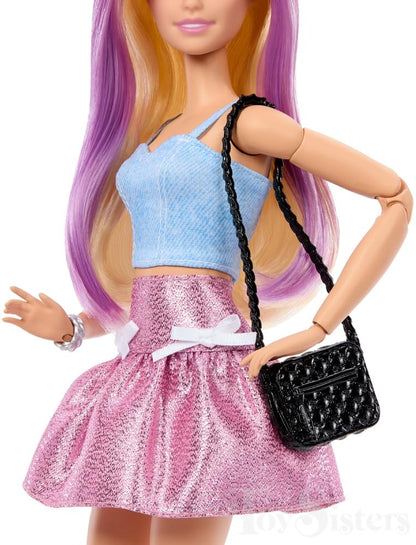 Barbie Deluxe Style Fashion Build-Up Doll – 4 Fashions & Accessories