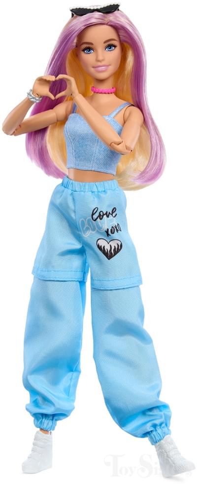 Barbie Deluxe Style Fashion Build-Up Doll – 4 Fashions & Accessories