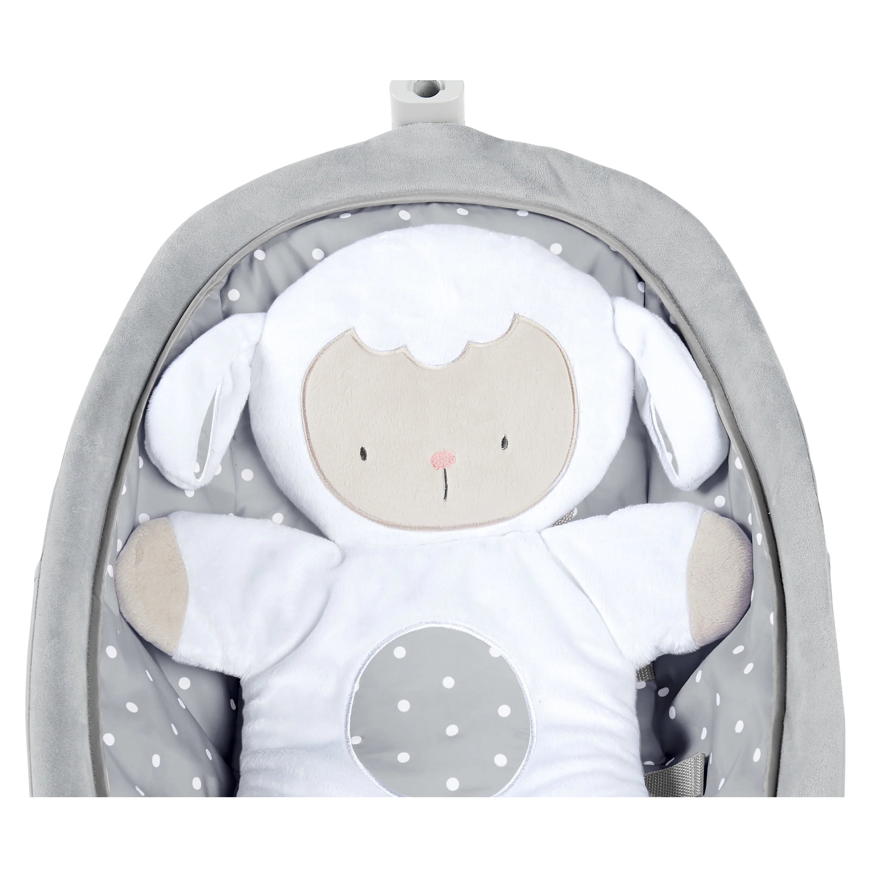 Ingenuity 2 In 1 Cuddle Lamb Rocker and Bouncer