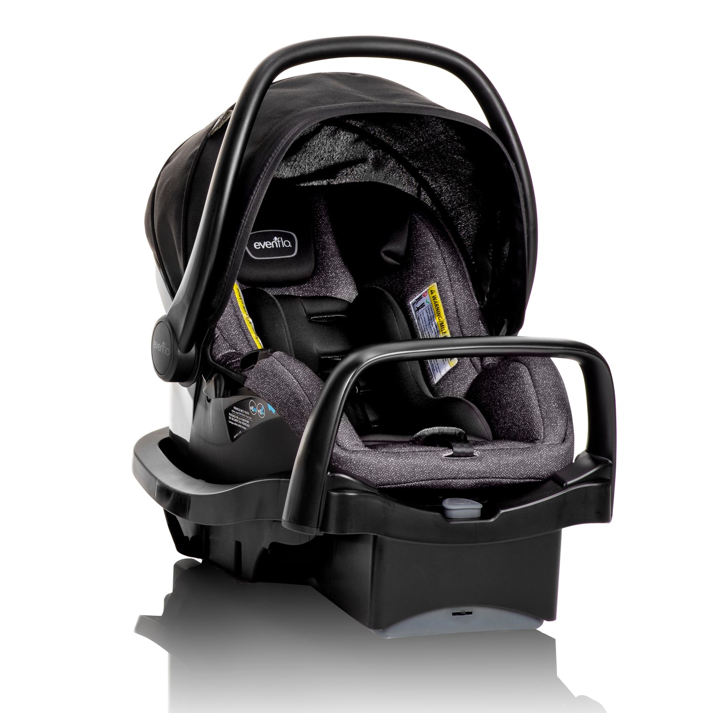 Evenflo Pivot Modular Travel System with LiteMax Infant Car Seat (Casual Gray)