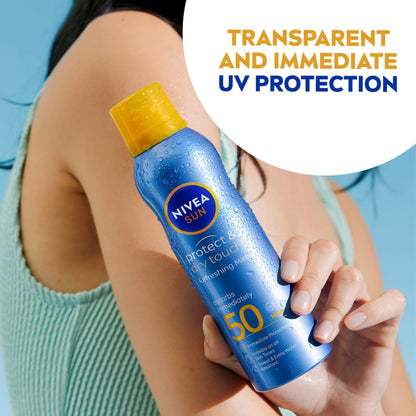 Nivea Sun Protect & Day Touch Refreshing Mist Spf 50 (200ml)
