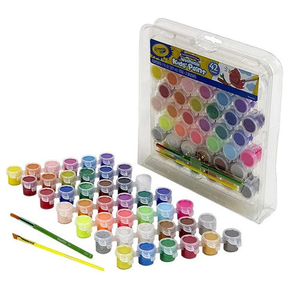 Crayola 42 Washable Paint Pots Set
