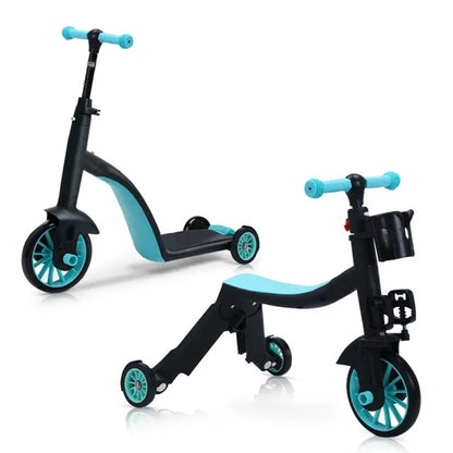 Little Story Kids Scooter / Balance Bike / Tri Cycle – Green