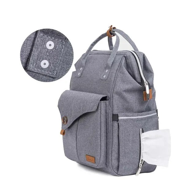 Teknum Travel Lite Stroller with Alameda Diaper Backpack