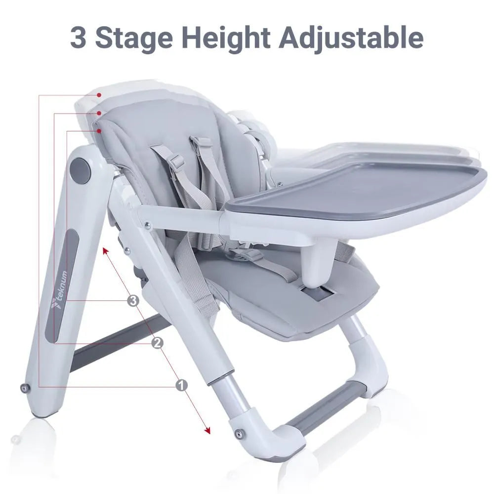 Teknum Kids Foldable Dining Chair (Grey)