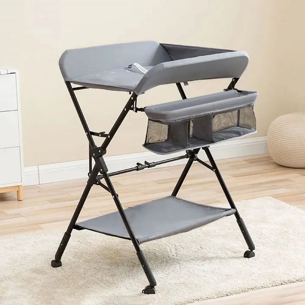 Teknum 4-In-1 Diaper Changing Table Organizer (Grey)
