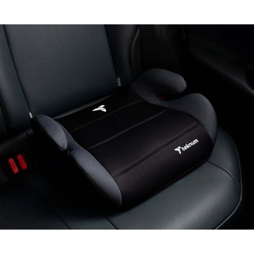 Teknum Car Seat Booster - Pluto (Black, 4-12 Years Old)