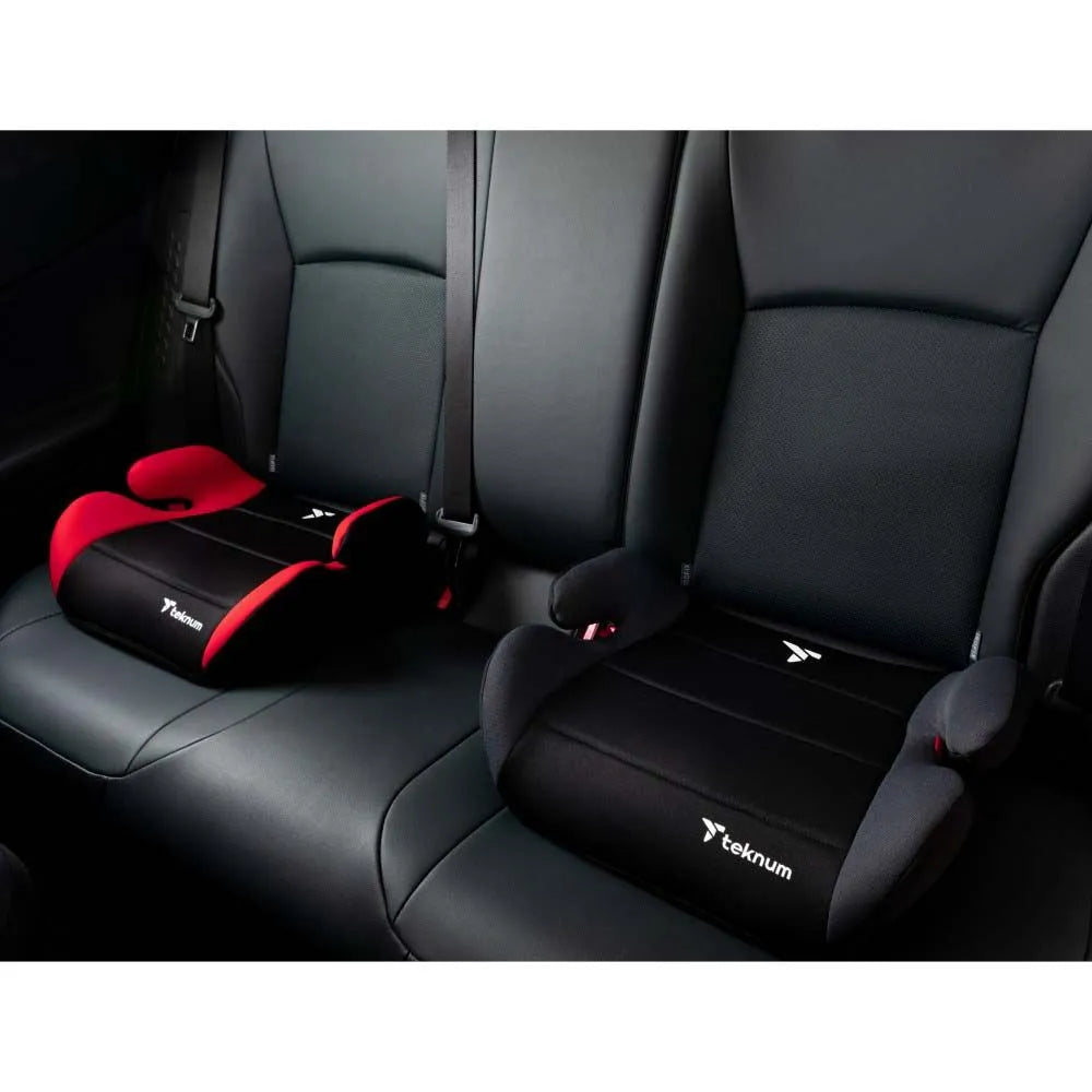 Teknum Car Seat Booster - Pluto (Black, 4-12 Years Old)