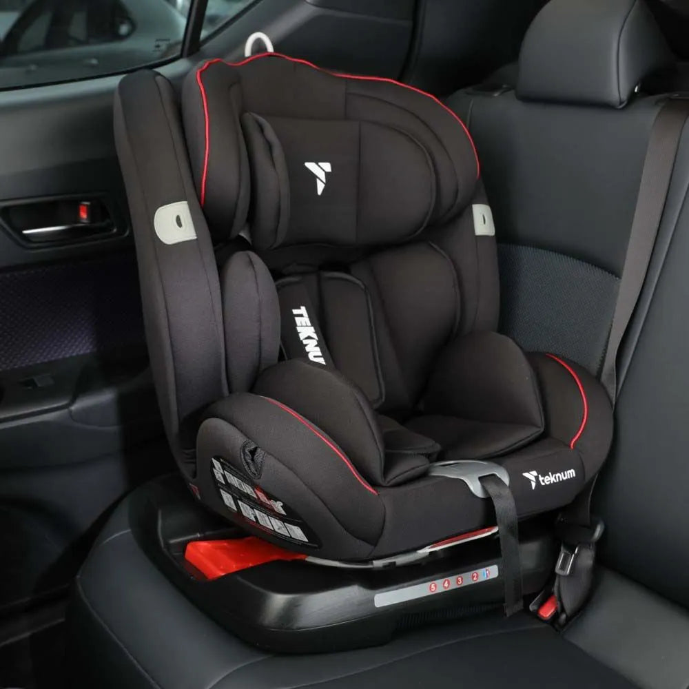 Teknum Evolve 360 Car Seat (Black, 0-12 Yeald Old)