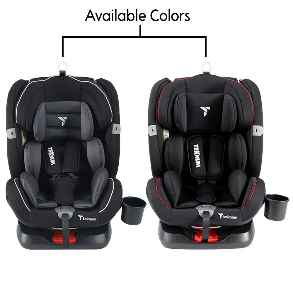 Teknum Evolve 360 Car Seat (Black, 0-12 Yeald Old)