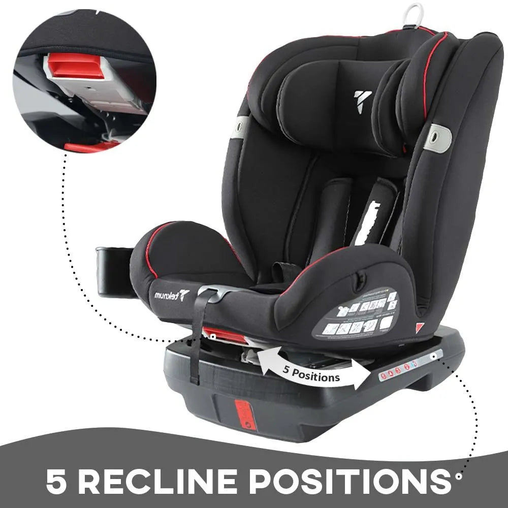 Teknum Evolve 360 Car Seat (Black, 0-12 Yeald Old)