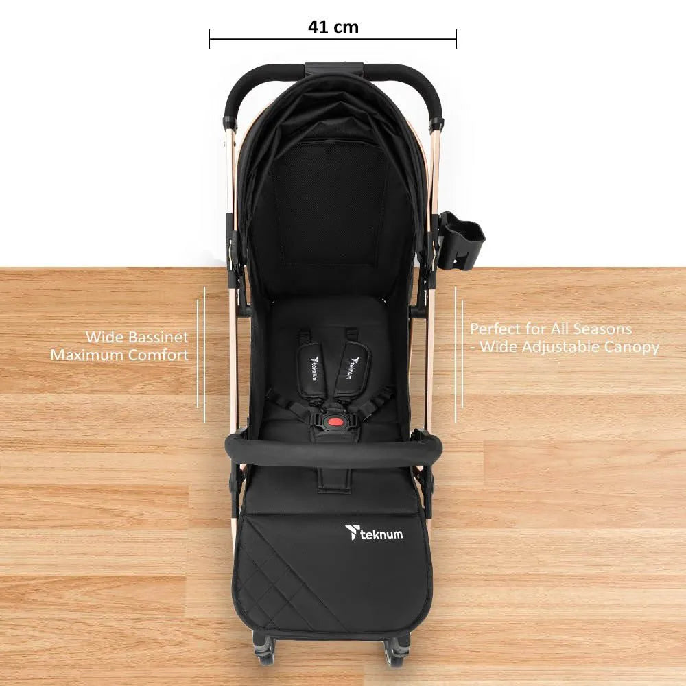Teknum Explorer Travel Stroller (Black)