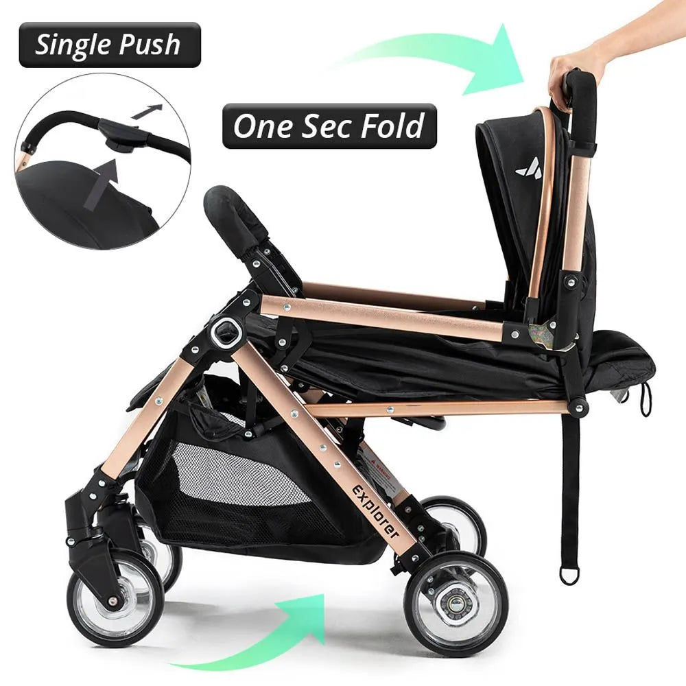Teknum Explorer Travel Stroller (Black)