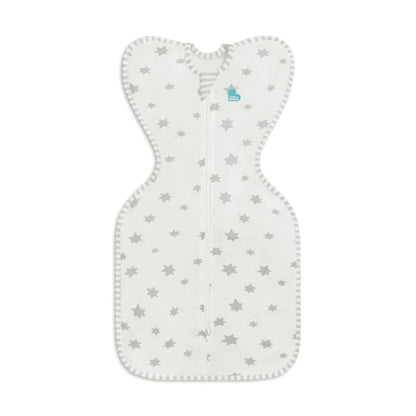 Love to Dream Swaddle UP Bamboo LITE  0.2 TOG - Stage 2 (White, Super Star)