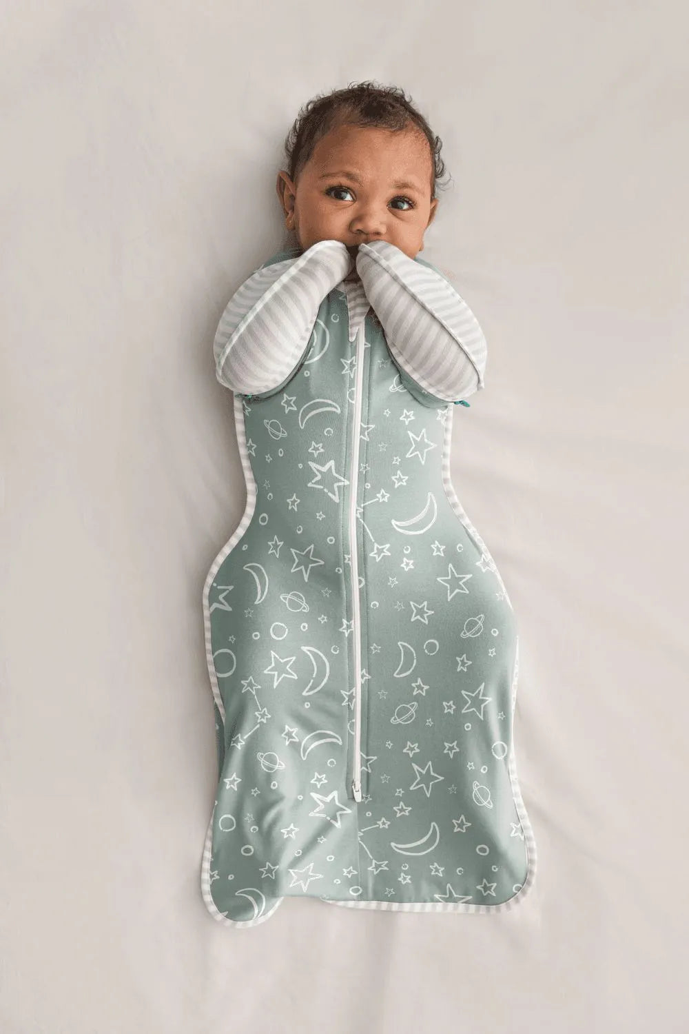 Love to Dream Swaddle UP Transitional Bag Original - Stage 2 (Olive, Moon & Stars)