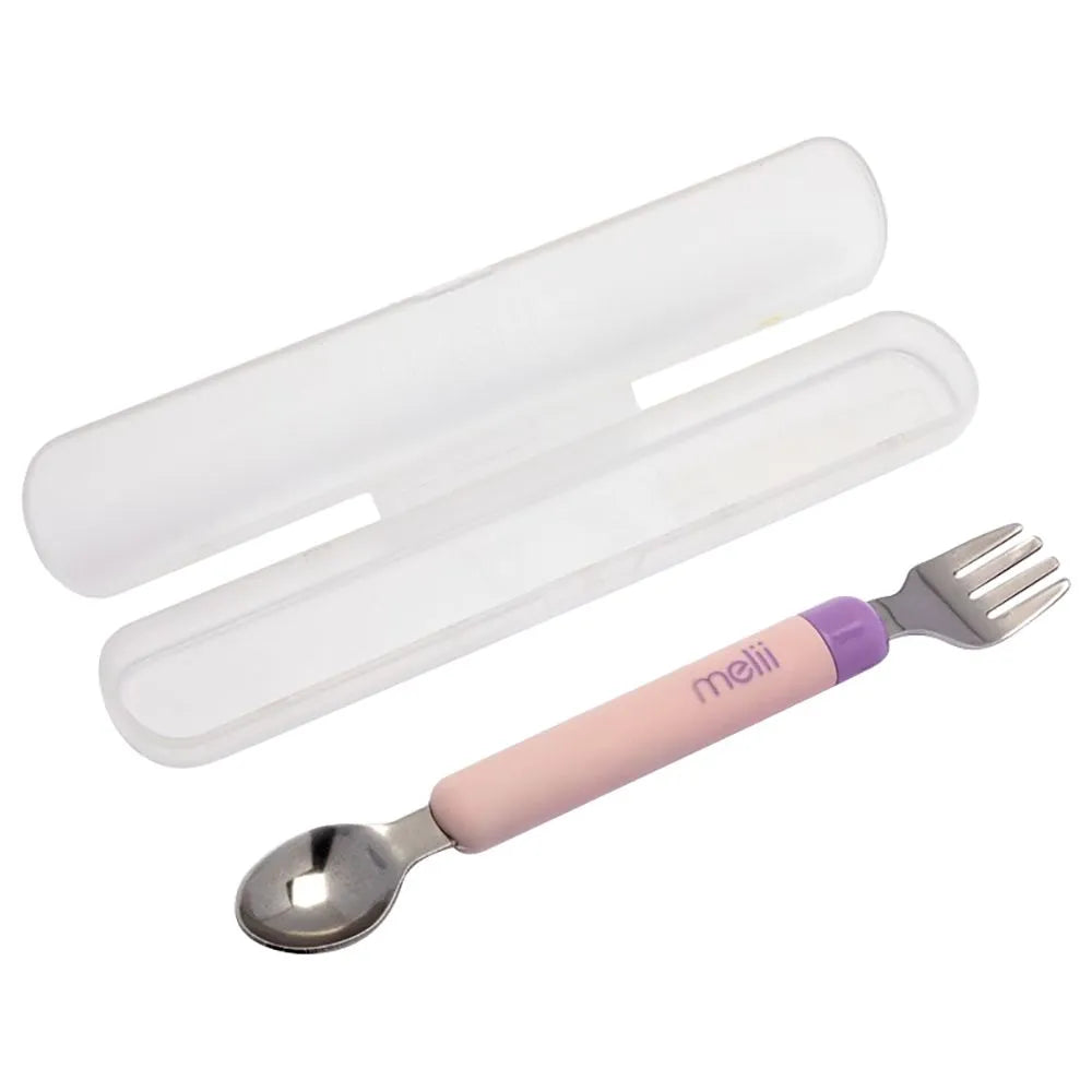 Melii Detachable Spoon & Fork With Carrying Case