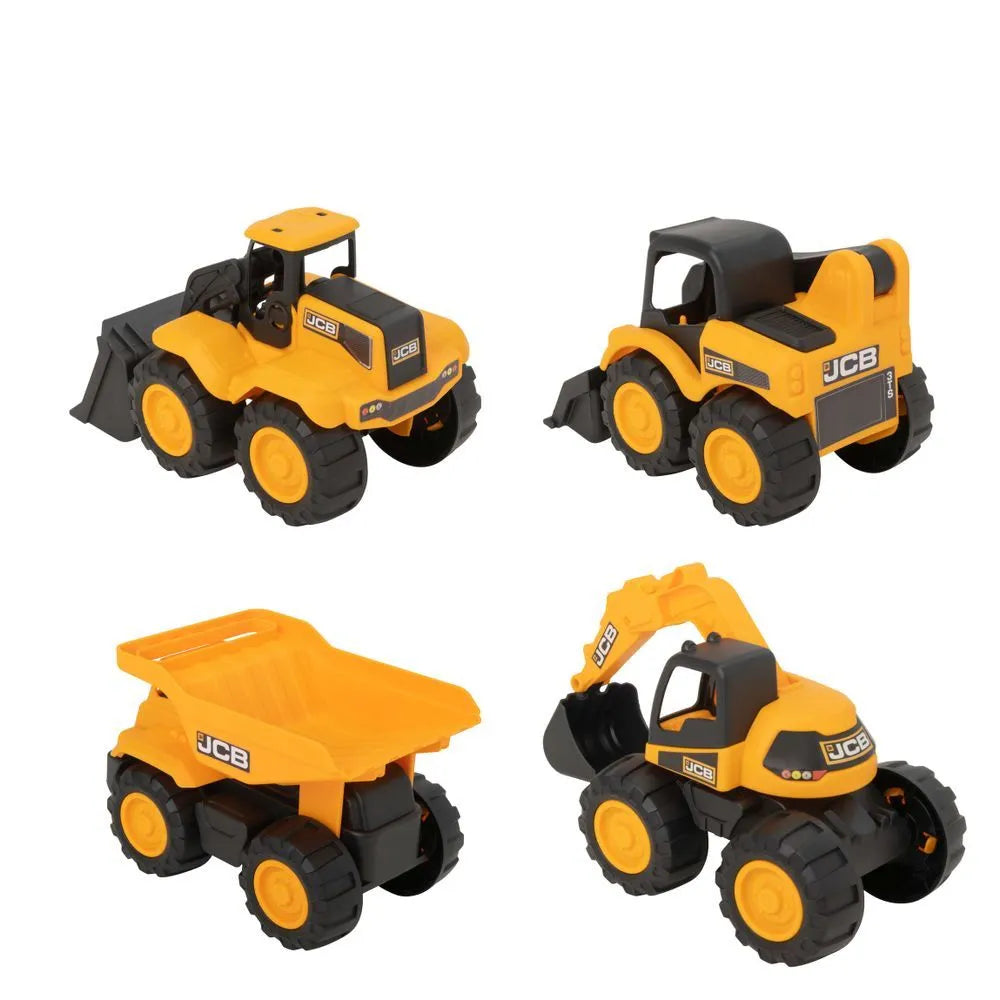 Teamsterz JCB 7" Tough Trucks - Pack of 4
