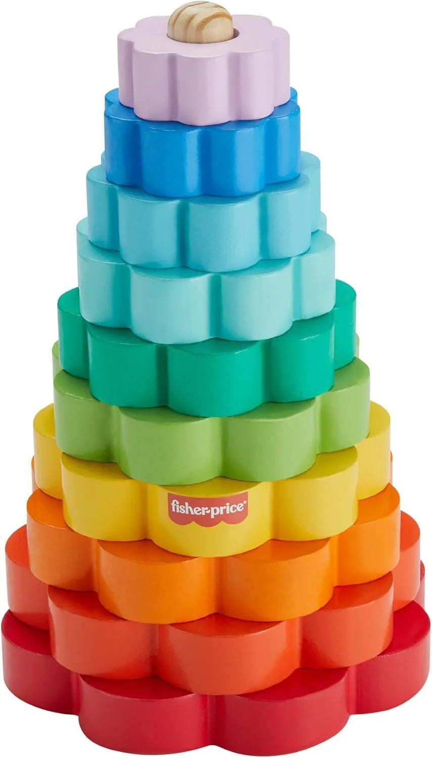 Fisher Price Wooden Ring Stacker