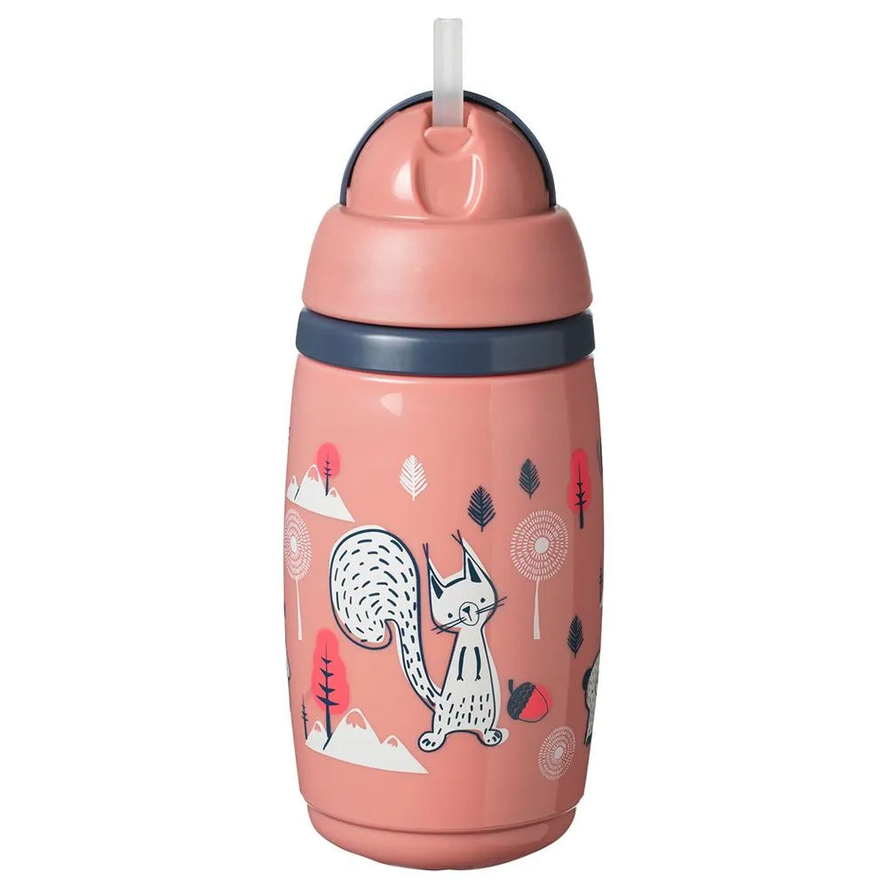 Tommee Tippee Superstar Insulated Straw Cup - Pink (266ml)