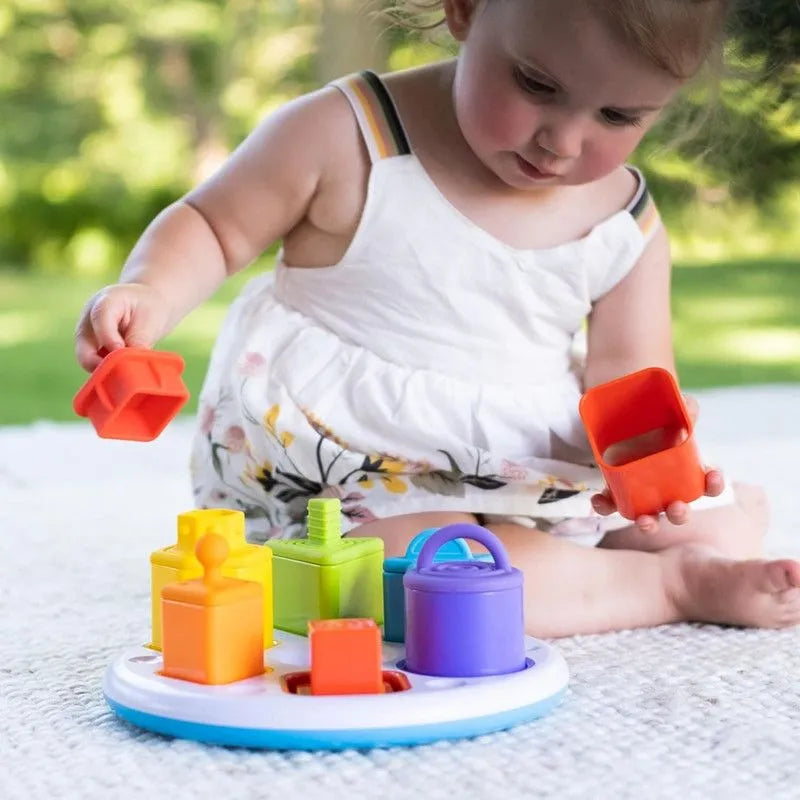 Fat Brain Toys Plugzy Shape Learning And Stacking Toy (13 Pcs)