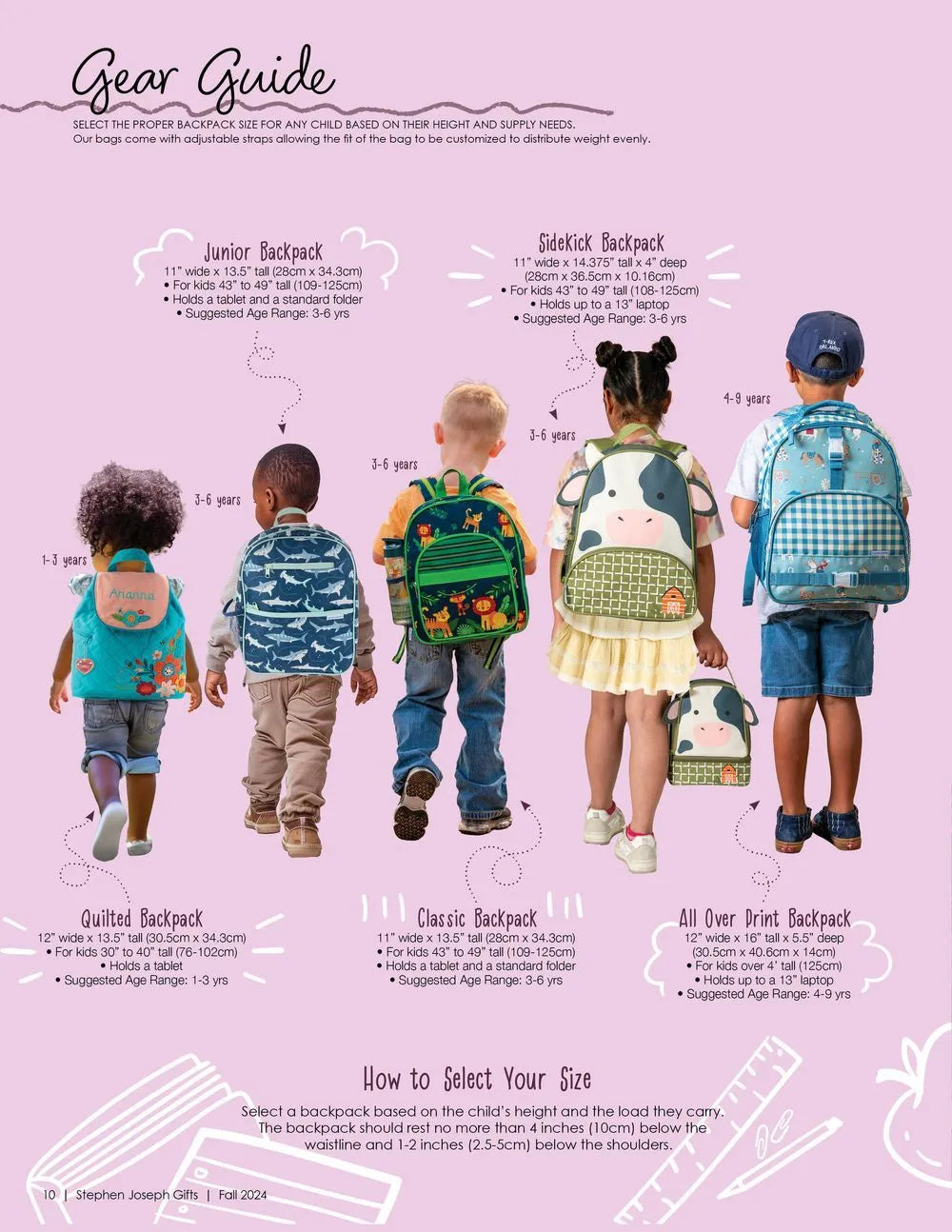 Stephen Joseph Preschool Backpack