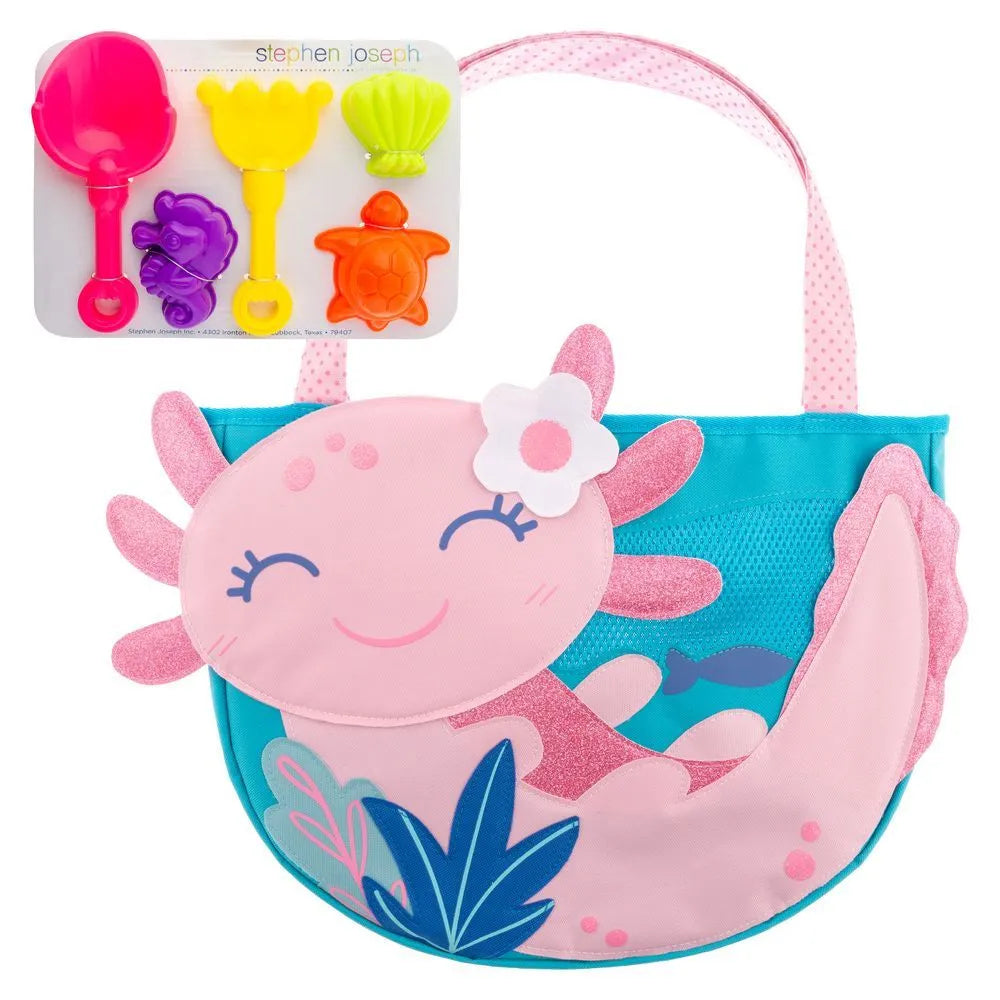 Stephen Joseph Beach Tote with Sand Toy Play Set
