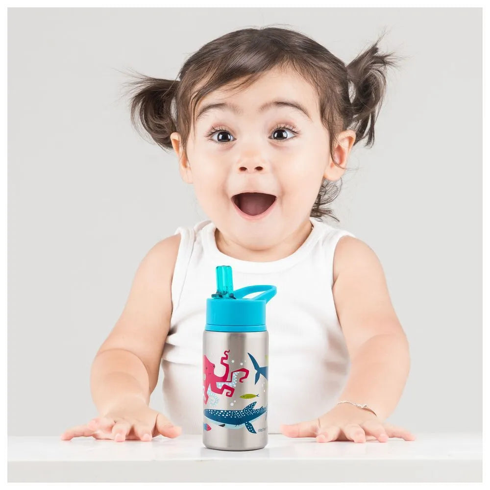 Stephen Joseph Stainless Steel Water Bottle (180z)