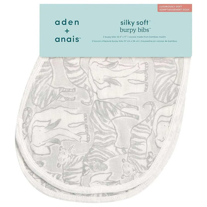 Aden + Anais مريلة تجشؤ ناعمة حريرية - نادي الثقافة (عبوة من 2)