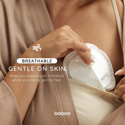 Baboo Premium Ultra-Slim Disposable Nursing Breast Pads (40pcs)