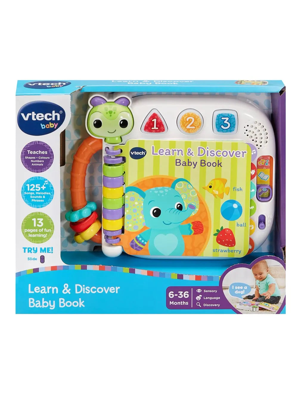 VTech Learn & Discovery Baby Book Multicolor