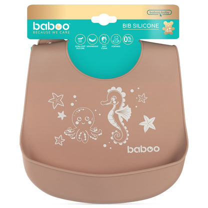 Baboo Silicone Bib (0m+)
