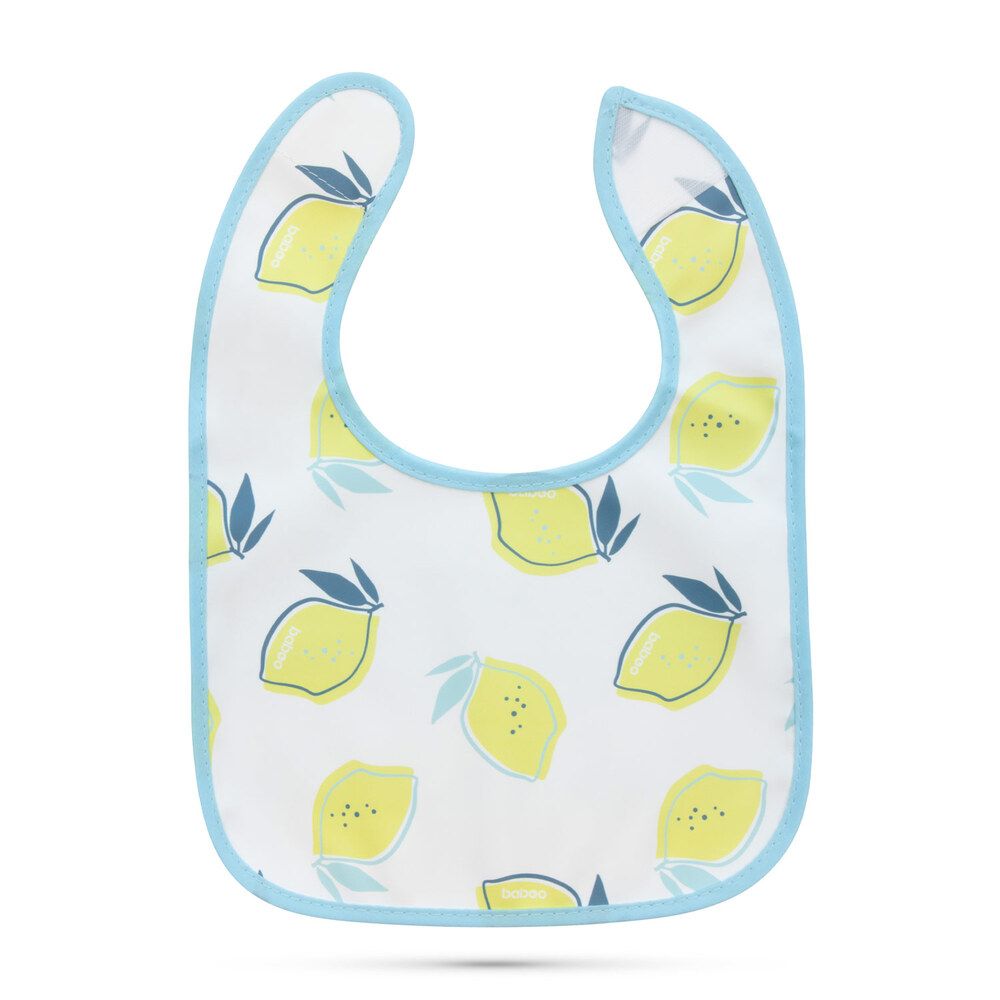 Baboo Double Layer Waterproof Bib Set (0m+ | Lagoon Fiesta) - Pack of 3