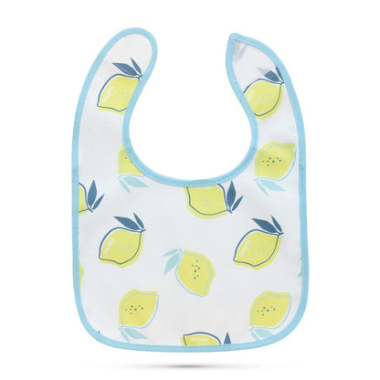 Baboo Double Layer Waterproof Bib Set (0m+ | Lagoon Fiesta) - Pack of 3