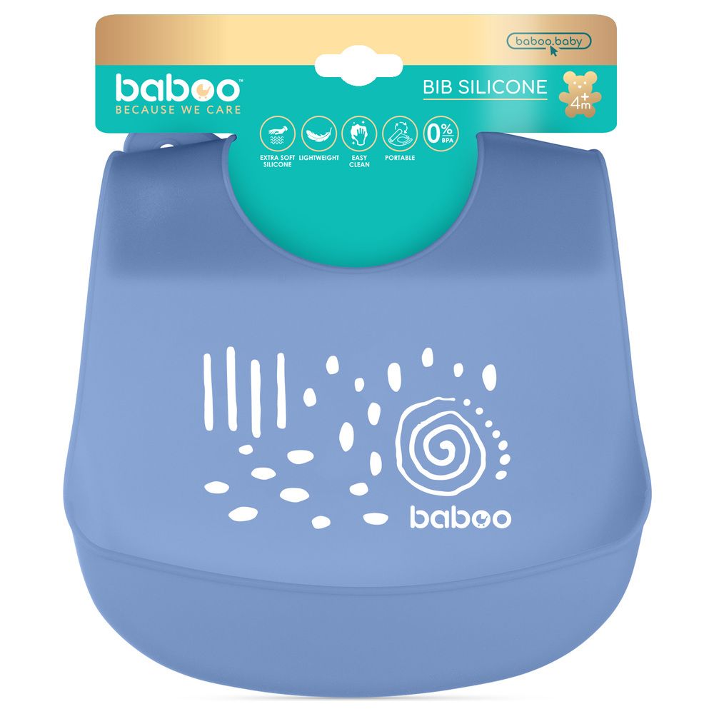 Baboo Silicone Bib (0m+)