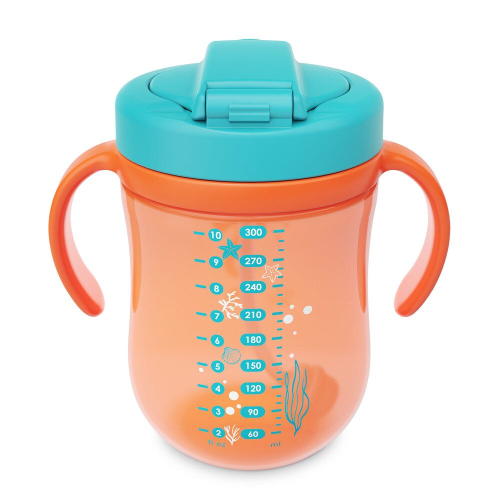 Baboo Cup With Silicone Straw and Weighted Ball (300ml | 9m+)