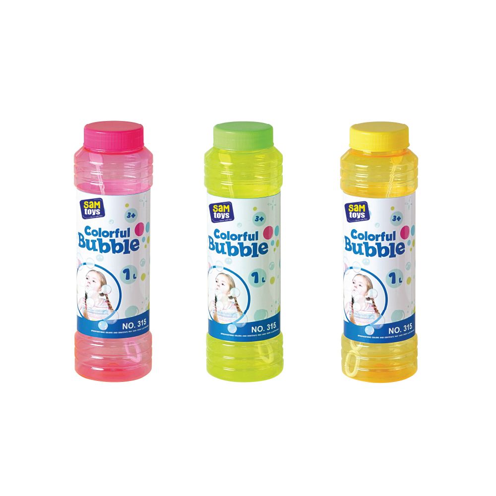 Sam Toys Bubble Solution 1L - Pack of 1 (Assorted)