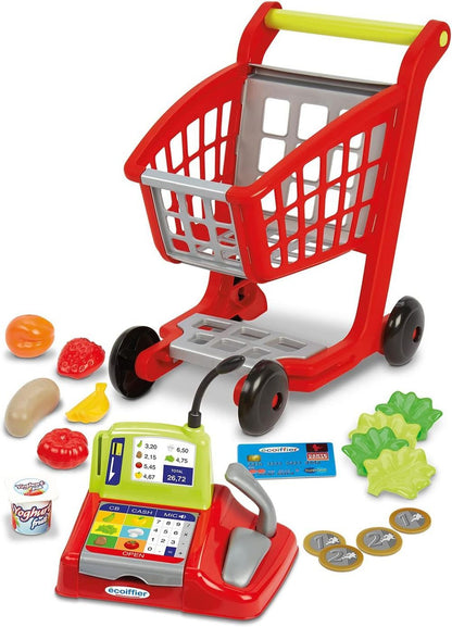 Ecoiffier Supermarket Trolley & Cash Register