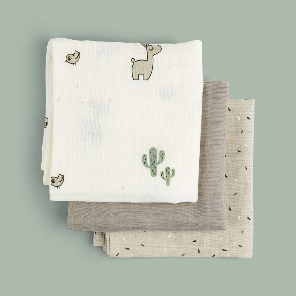 Done By Deer Burp Cloth Gots - Pack of 3