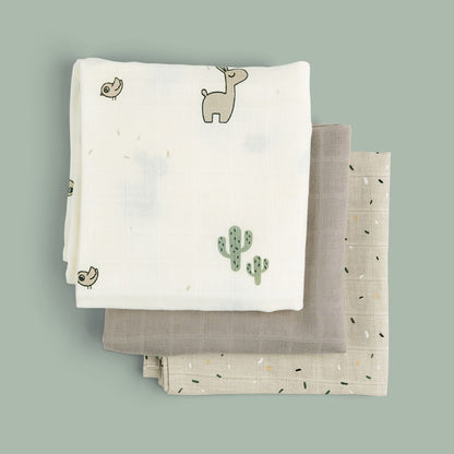 Done By Deer Burp Cloth Gots - Pack of 3