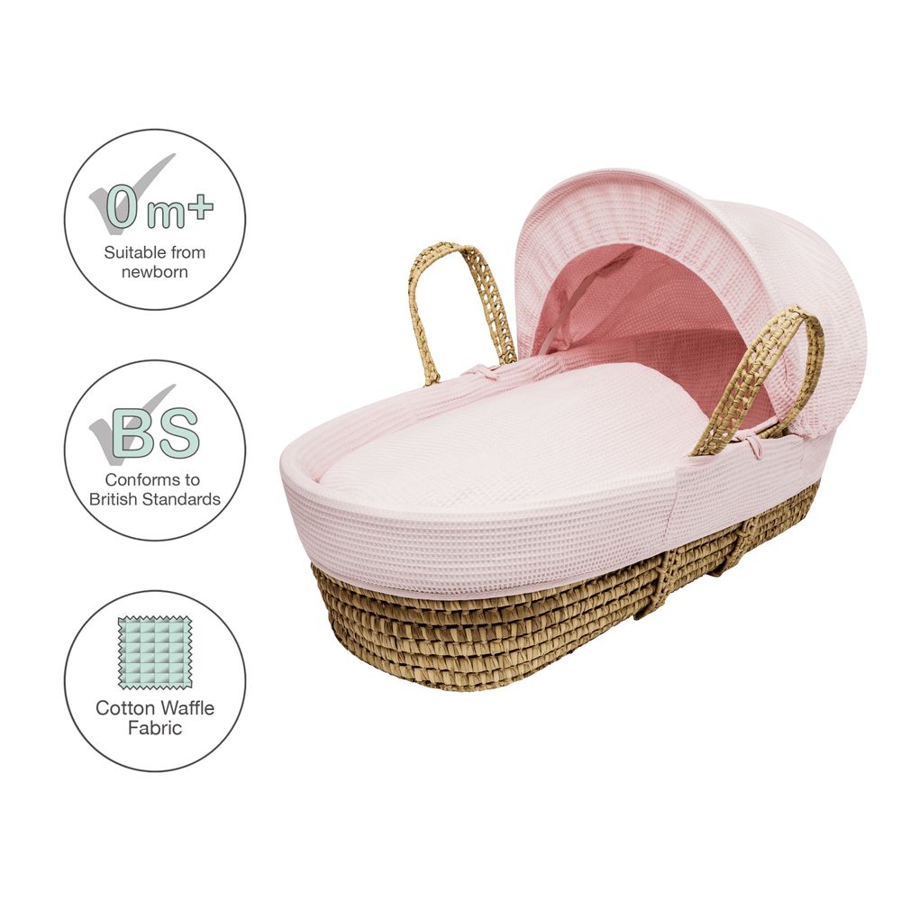 Kinder Valley Waffle Moses Basket