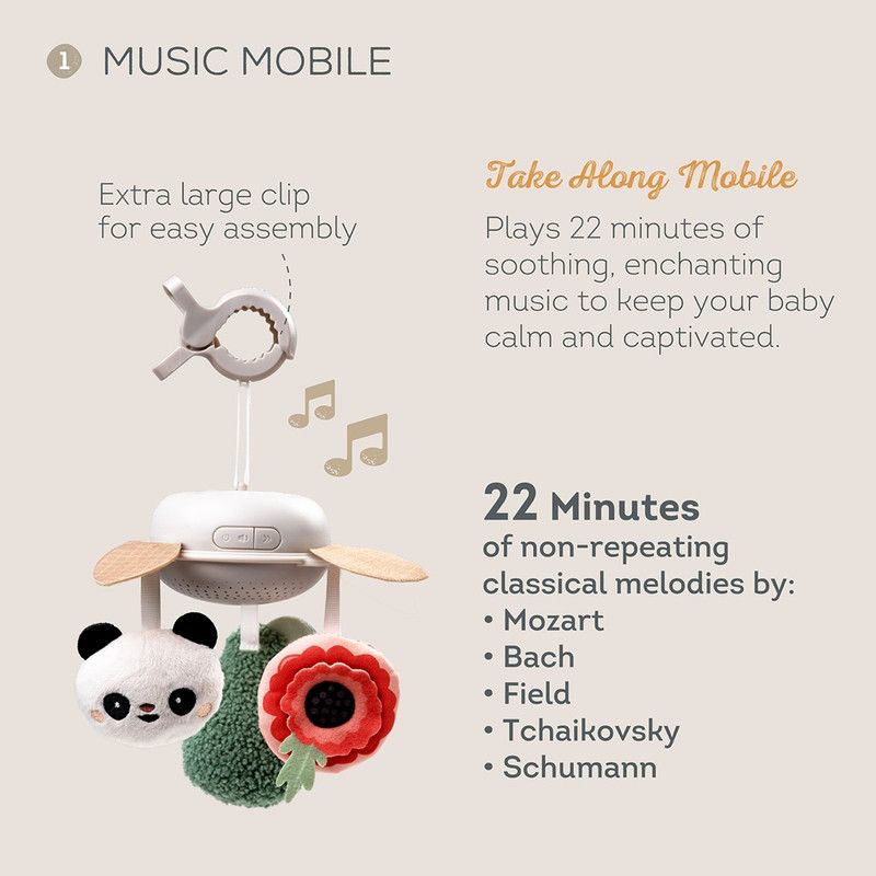 Taf Toys Luxury Music Mobile Newborn Kit