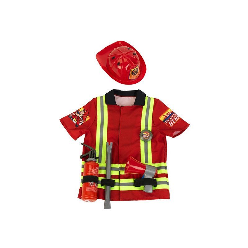 Klein Firefighter Costume + Accessories For Kids 3yrs+