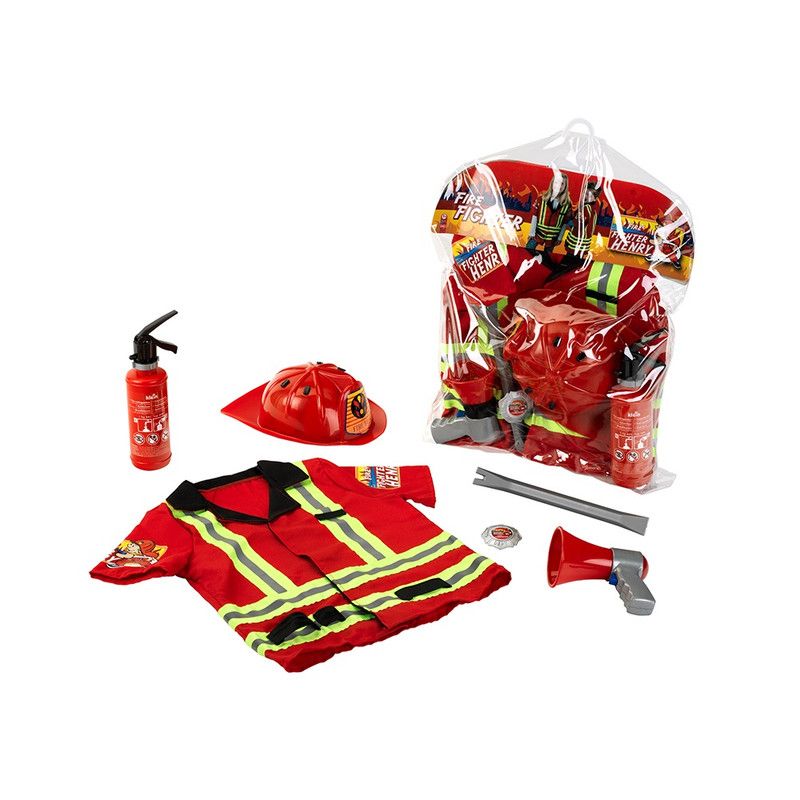 Klein Firefighter Costume + Accessories For Kids 3yrs+