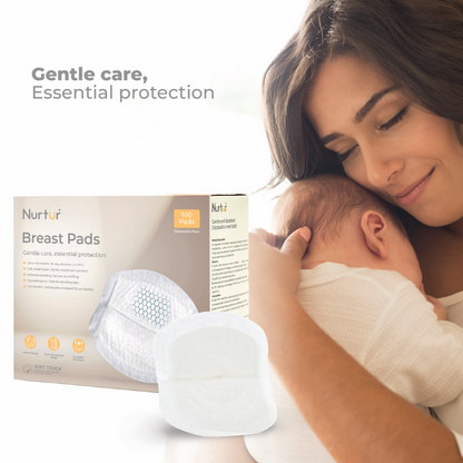 Nurtur Disposable Breast Pads (Leak-Proof, Individually Wrapped)