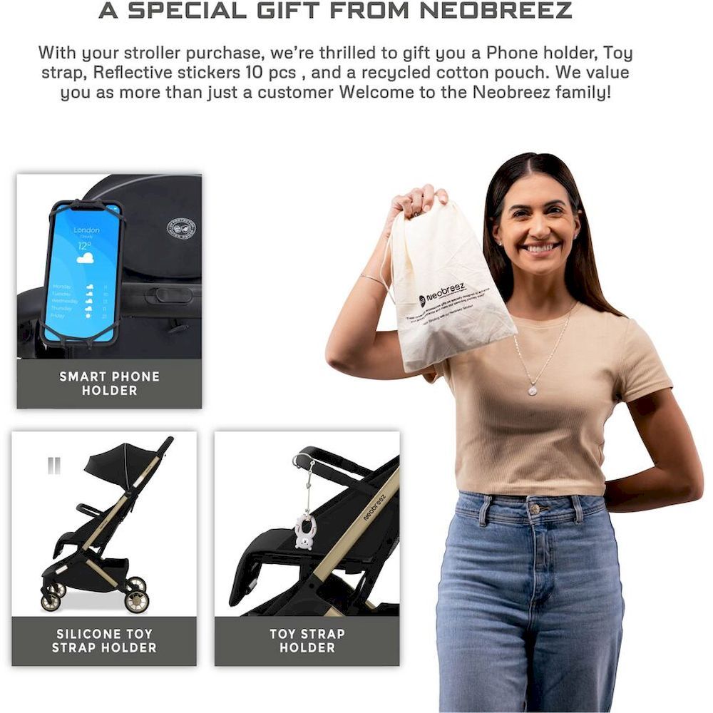 Neobreez Neolite Ultra Lightweight Cabin Size Travel Stroller