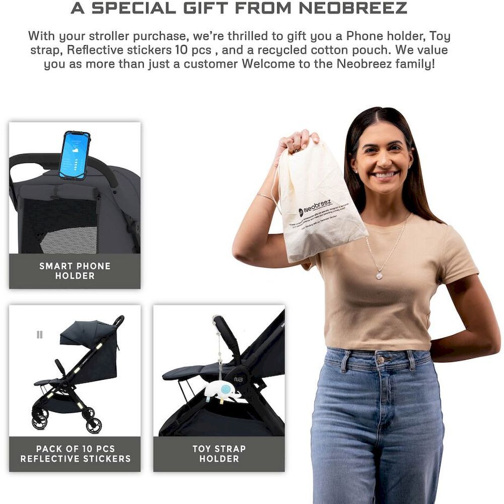 Neobreez Deca Ultra Lightweight Cabin Size Travel Stroller