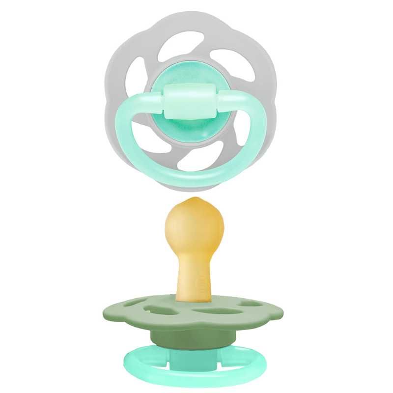 Nip Cherry Air Night Glow In The Dark Round Latex Soother - Sie 1 (0-6M)